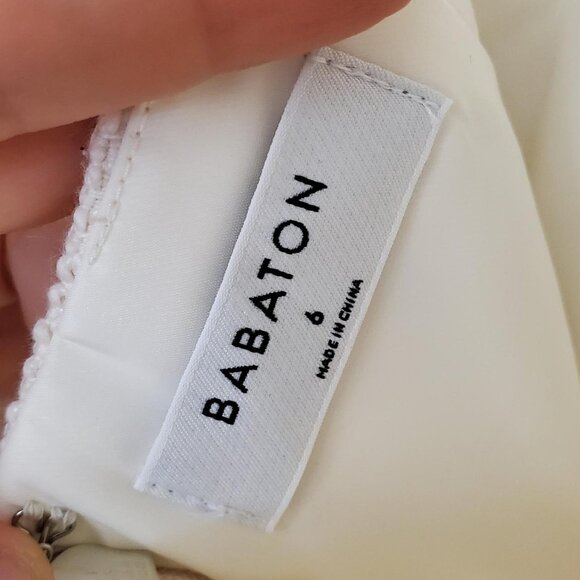 Aritzia Babaton Times Tweed Dress in Off-White size 6 US - Picture 6 of 7